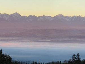 Tatry widziane z Łapsowej Polany