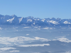 Widok na Tatry z Lubania