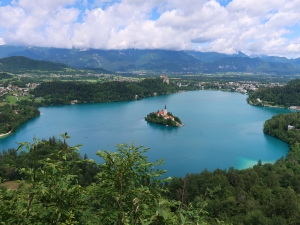 Jezioro Bled - widok z Małej Osojnicy