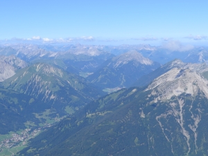 Widok z Zugspitze