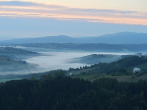Ciężkowicko-Rożnowski Park Krajobrazowy - widok z Bruśnika