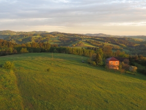 Ciężkowicko-Rożnowski Park Krajobrazowy - widok z Bruśnika