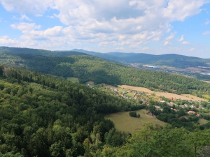 Widok z ruin zamku Chojnik