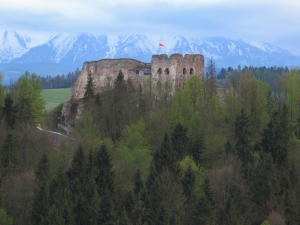 Ruiny zamku w Czorsztynie