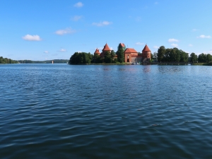 Troki - widok na zamek