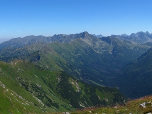 Widok z Czerwonych Wierchów